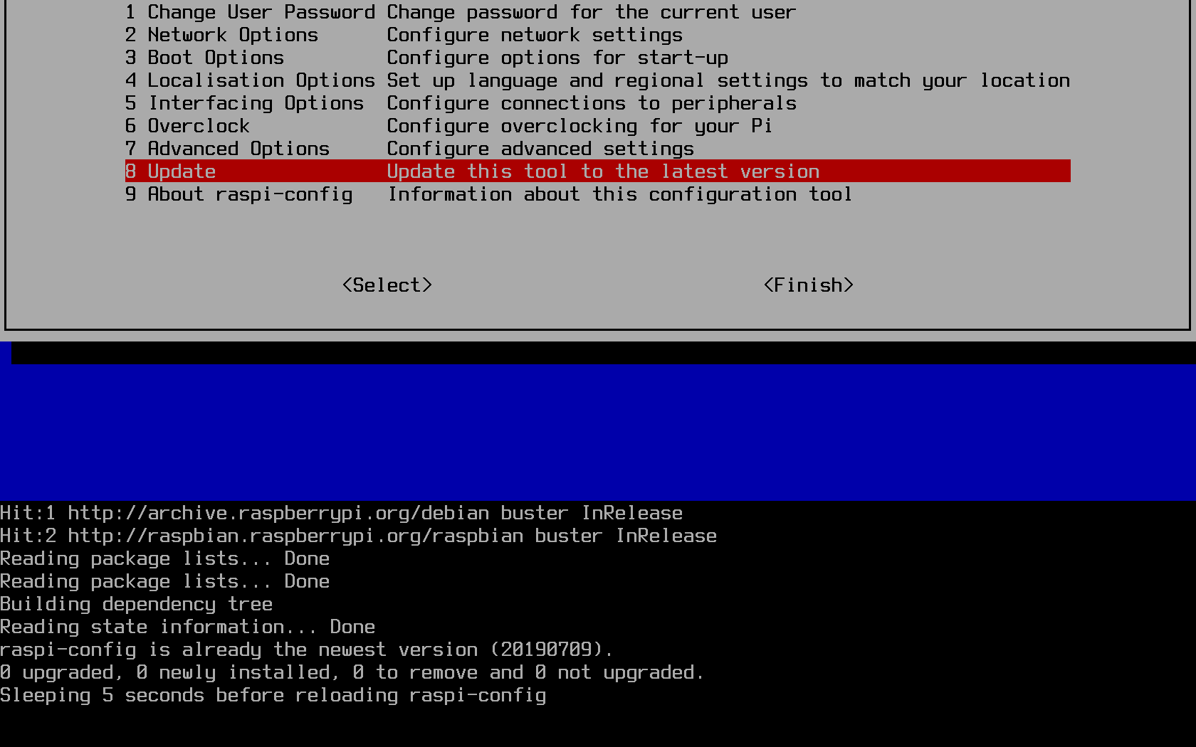 All done. update tool 3